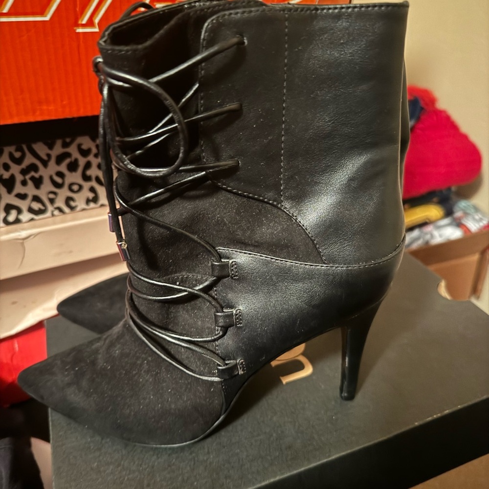 Black Heel Booties